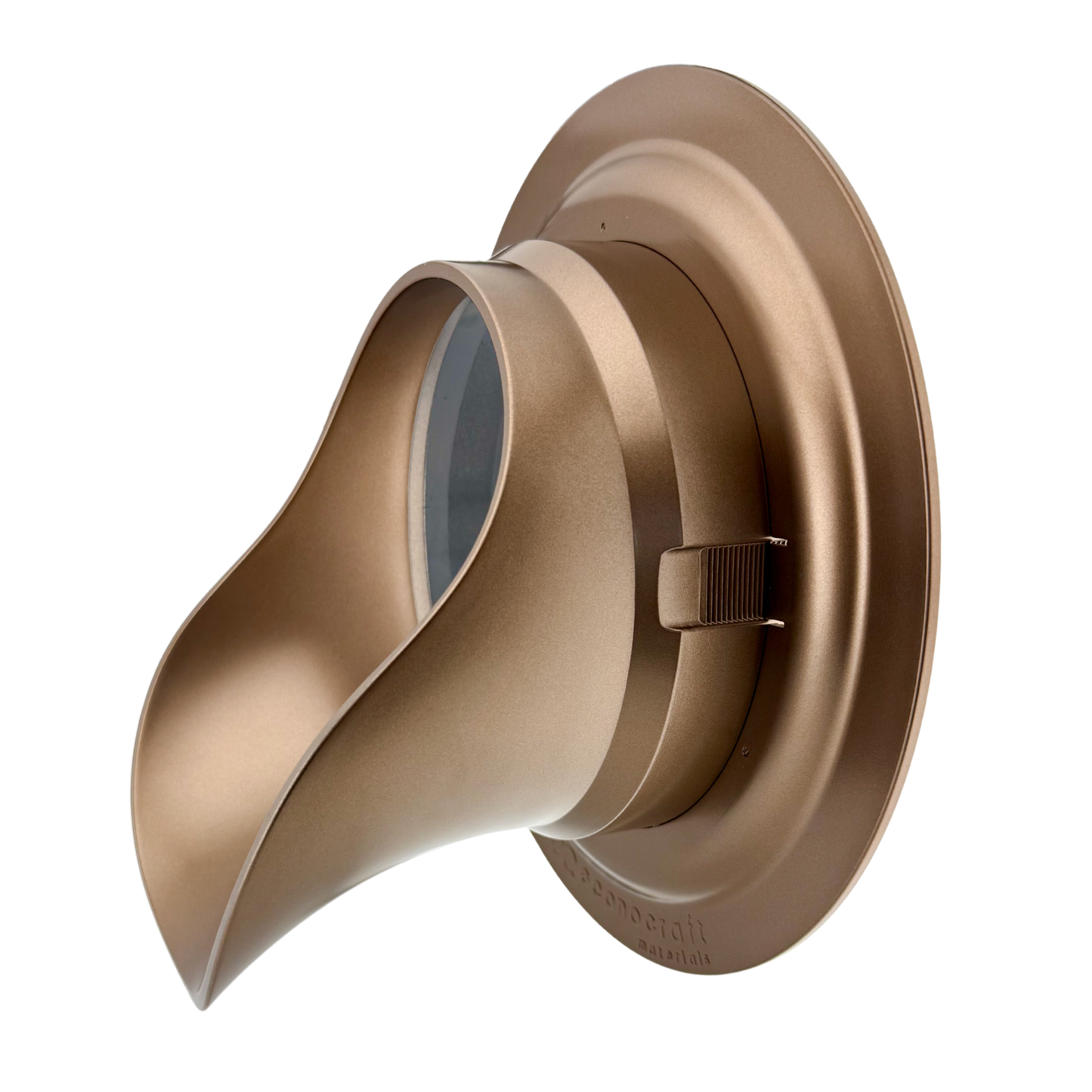 6" Plastic Downspout Nozzle in Copper Paint