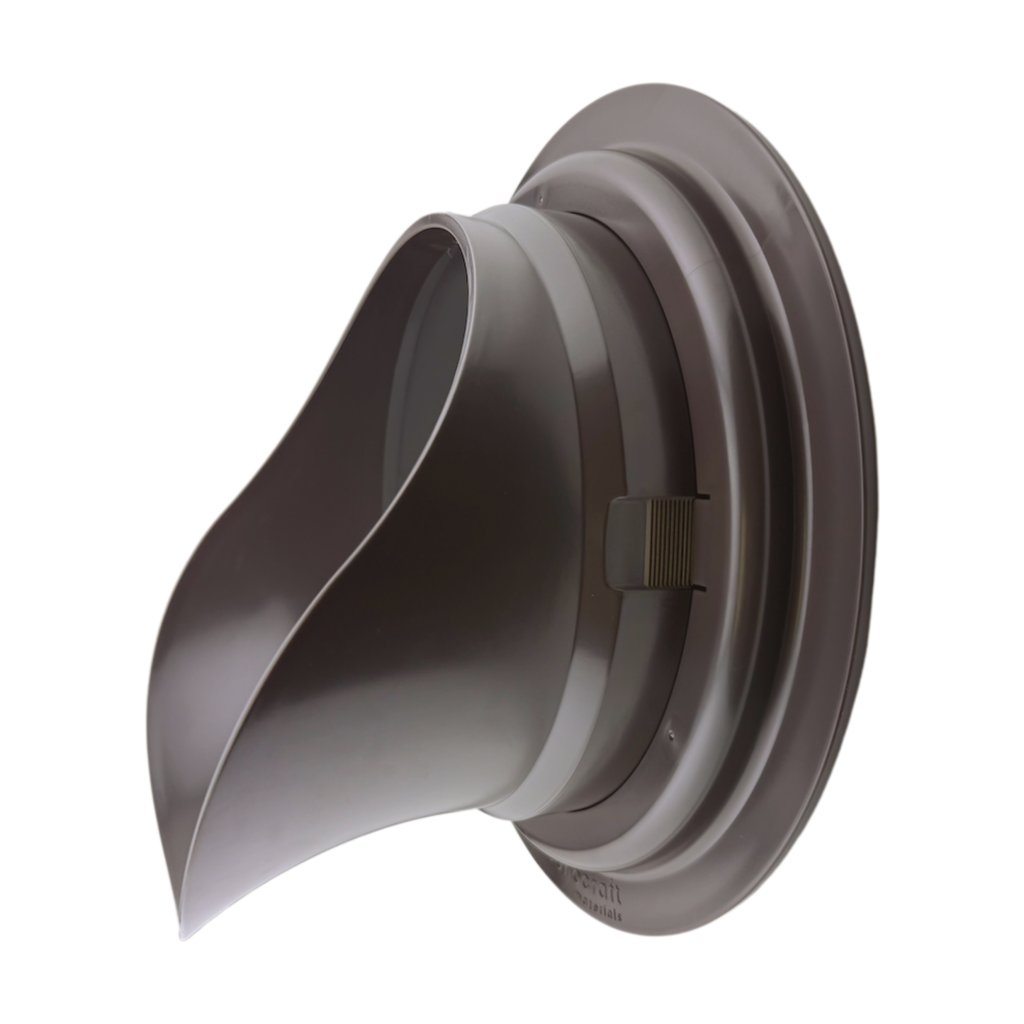 LokPlate™ Plastic Downspout Nozzle & Self-Locking Escutcheon Plate