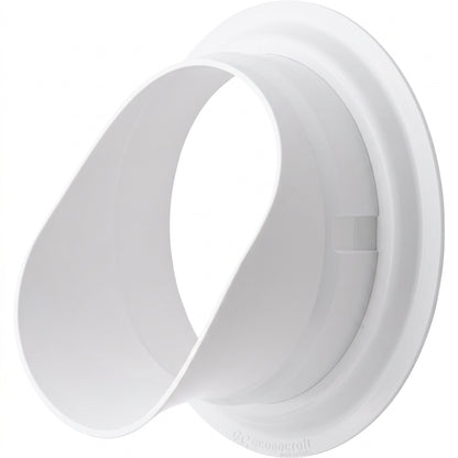 LokPlate™ Plastic Downspout Nozzle & Self-Locking Escutcheon Plate