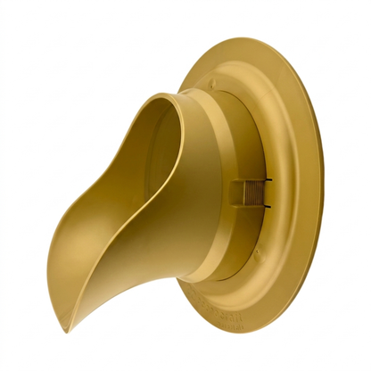 LokPlate™ Plastic Downspout Nozzle & Self-Locking Escutcheon Plate