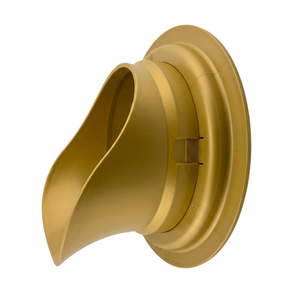 LokPlate™ Plastic Downspout Nozzle & Self-Locking Escutcheon Plate